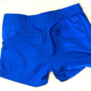 Blue Under Armour Golf Shorts